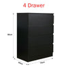 Modern Bedside Table Cabinet 2/3/4 Chest of Drawers Storage Nightstand Bedroom
