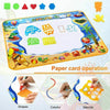 Large Children Magic Aqua Doodle Water Painting Drawing Mat Kids Board Toy + Pen