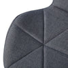 2x Living Dining Room Diamond Pattern Cushioned Padded Designer Chair Beech Legs