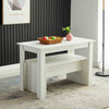 Wooden Dining Table and Chairs Set 2 Bench Kitchen Furniture Activity Desk Kid