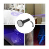 Portable UV LED Flashlight Ultra Bright 100LEDs Violet Torch Blacklight Lamp UK