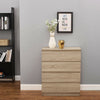 Modern Oak Chest of Drawers 4 Draws Bedroom Furniture Hallway Nightstand Cabinet