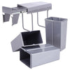 Kitchen Cupboard Pull Out Waste Bin Soft Close Recycling Trash Bin Front Fixing