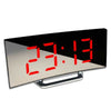 LED Digital Alarm Clock Mains USB/Battery Temperature Large Mirror Display 2021