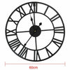EXTRA LARGE ROMAN NUMERALS SKELETON 60CM WALL CLOCK BIG GIANT OPEN FACE ROUND UK