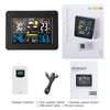 USB Charging Indoor + Outdoor Weather Station Calendar Thermometer Alarm Clock
