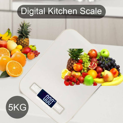Digital Kitchen Scales 5kg/1g Electronic LCD Display Balance Scale Food Weight