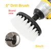 1/2 PCS 5" Electric Drill Brush Attachment for Cleaning Carpet Leather Tub