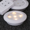 6Pcs Wireless LED Puck Lights Closet Under Cabinet Lighting + Remote Control UK