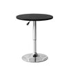 Adjustable Bar Table Chrome Base Sofa Side End Coffee Dining Breakfast Table BN