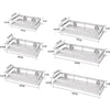 STAINLESS STEEL STORAGE SHELF KITCHEN BATHROOM BOTTLE ORGANIZER SPICES JARS RACK