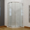 Offset Quadrant Shower Enclosure And Tray 8mm Nano Glass Cubicle Screen 800x800