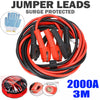 2000AMP Booster Cables Heavy Duty Long Jump Leads Car Starter Van Recovery Truck