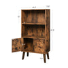 Modern Kitchen Storage Cabinet Wine Dring Rack Small Wood Bookcase Shevling Unit