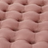 Pink Velvet Pouffe Ottoman Chesterfield Footstool Button Seat Coffee Table Stool