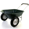 2 Wheel Wheelbarrow Large Heavy Duty Garden Plastic Wheel Barrow Cart 150KG 80L
