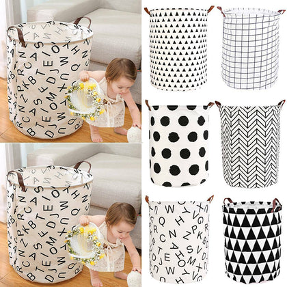 Laundry Bin Large Pop Up Folding Washing Clothes Large Basket Storage Household