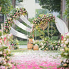 3Pcs/Set Large Arch Door Wedding Metal Frame Backdrop Stand Party Flower Rack UK