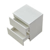 Modern White Bedside Table Cabinet Chest of Drawers Nightstand With 2 Drawers UK