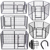Pet Dog Pen 6 Panel Foldable Puppy Rabbit Playpen Run Crate Cage Enclosure Fence