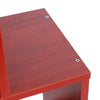 Wood Modern Book Shelves 4 /6 Tier S Shape Bookshelf Case Storage Unit Bookcase