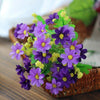 36 Heads Artificial Silk Flowers Bunch Wedding Home Grave Outdoor Bouquet UK