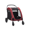 XXL Heavy Duty Dog Stroller Double Door Pet Trolley Carrier Cart Foldable Jogger