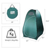 Outdoor Portable Instant Pop Up Tent Camping Shower Toilet Privacy Changing Room