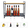 Wand Hängende Weinregal Glas Halter Rustikal Modern Wandmontage Weinregal