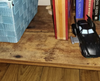 Vintage Industrial Bookcase Tall Storage Unit Rustic Cabinet Display Furniture