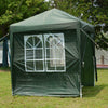 2X2m Pop-up Gazebo with Sides Outdoor Wedding Garden Tent Marquee Canopy Green
