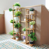 DIY Bamboo Plant Stand 5/6 Tier Flower Pot Holder Display Shelving Unit Corner