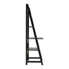 Home Ladder Computer Desk W/ Shelves PC Laptop Table Workstation 4 Tiers Black