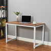 120 x 60cm Computer Desk PC Writing Study Table Office Home Wooden+ Metal