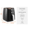 3.8L Air Fryer Power Oven 1450W Cooker Oil Free Low Fat Frying Chips Kitchen