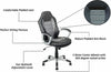 Adjustable Executive Racing Gaming Computer Office Chair Swivel Recliner Leather