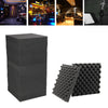 24X Acoustic Wall Panel Tiles Studio Sound Proofing Insulation Foam Pads 30x30cm