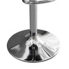 Set of 2 Velvet Bar Stools Swivel Chairs Height-adjustable Chrome Leg Kitchen