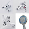 Luxury Bathroom Chrome Sink Bath Filler Tap Shower Mixer Taps with Hand Held Set