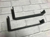 2 x Heavy Duty Steel Shelf Brackets - Scaffold Board Industrial Rustic
