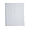Shower Curtain Plain White Extra Wide Extra Long Standard With Hooks Ring