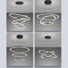 LED Pendant Light Ring Adjustable Lamp Ceiling Lights Decor Lighting Variable