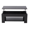Wooden Coffee Table with Storage Lift Top Desk Living Room Furniture Tea Table