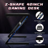 Ergonomic Gaming Desk PC Computer Table w/ Cup Holder Headphone Hook Home Office