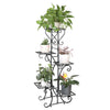 5 Tier Plant Stand Metal Flower Pot Holder Ladder Display Shelf Garden Indoor