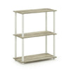 Furinno Turn-N-Tube 3-Tier Compact Multipurpose Shelf Display Rack Bookshelf