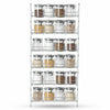 4 5 6 Tiers Wall Mount Spice Herb Rack Holder For Kitchen Door Cupboard Storage