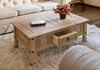 Corona Coffee Table 1 Drawer Solid Wood Occasional Table Mexican Pine