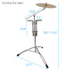 Double Tom Drum Stand Cymbal Boom Mount Arm Duel Percussion Hardware High Qualit