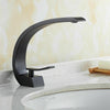Modern Bathroom Basin Sink Mixer Taps Mono Waterfall Tap Cloakroom Faucet Brass